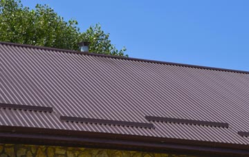 typical Woolhope Cockshoot corrugated roof uses